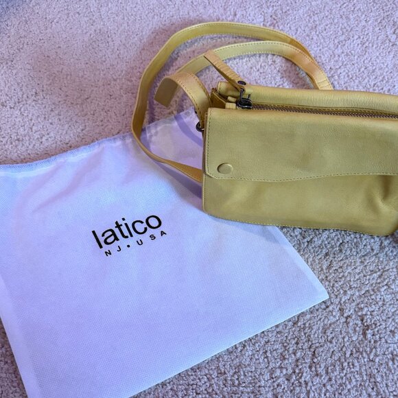 NWT *Latico* Lemon Yellow | Avalon Crossbody | Sold Out Color | w/ Dust Bag - Picture 10 of 11